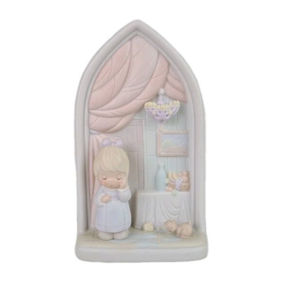 Precious Moments 523380 "Blessed Are They That Mourn" Porcelain Figurine Vntg - Picture 1 of 6